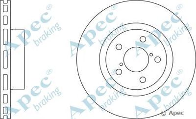 APEC BRAKING dsk683 -  Тормозной диск